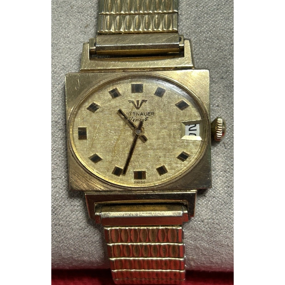 Vintage Wittnauer Women's Mechanical Wristwatch 10k RGP Bezel